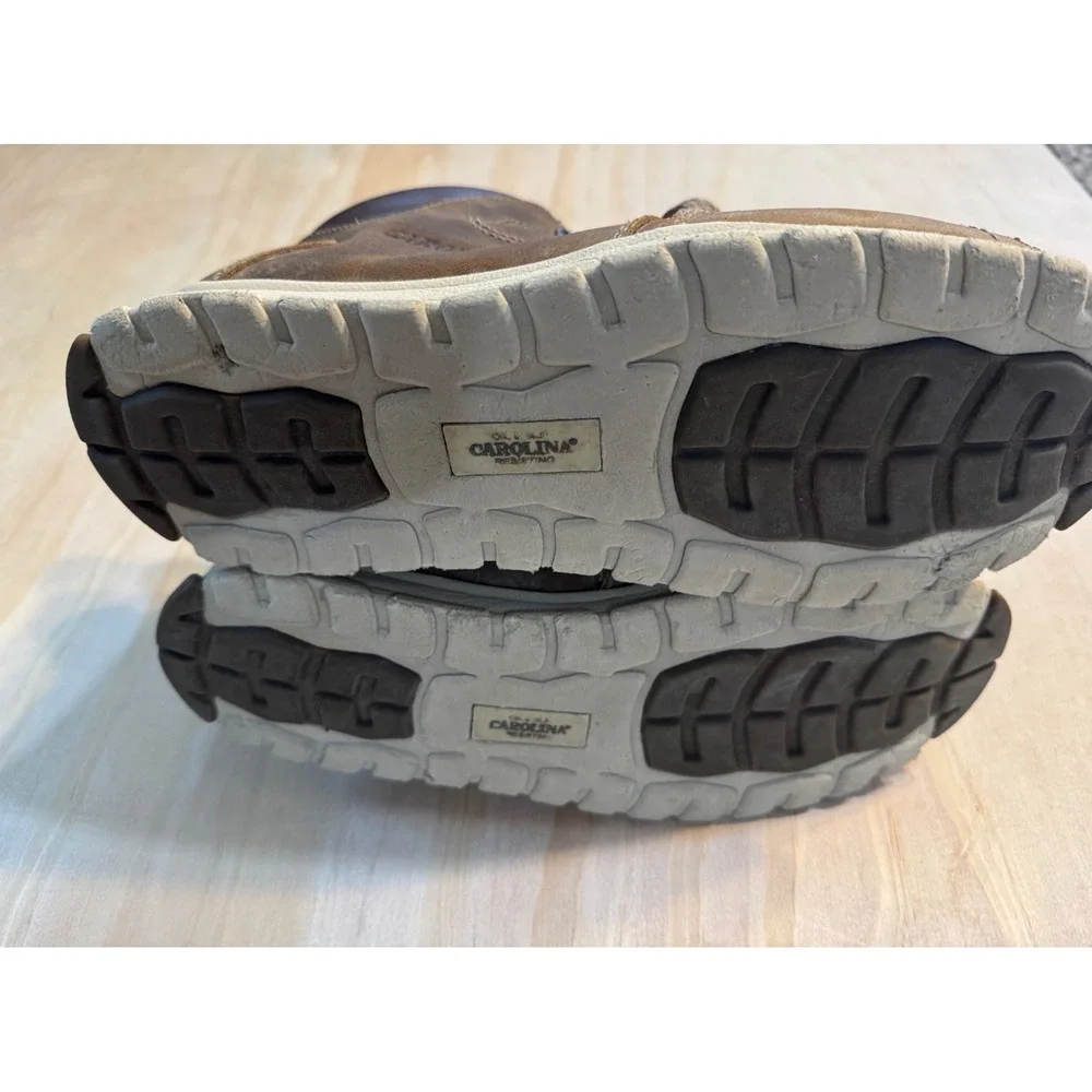Carolina CA5570 ESD Safety Toe Work Boots Brown Leather 11D‎ Utility